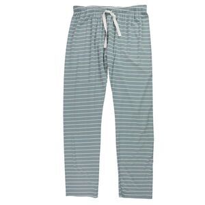 P.J. Salvage Womens Stripe Pajama Lounge Pants, Blue, NWT